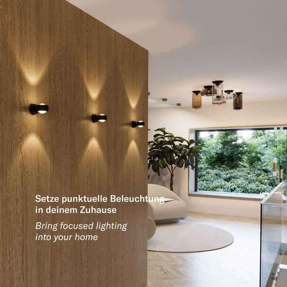 Bello Wall Light | Adjustable Up & Down, Polished Aluminum