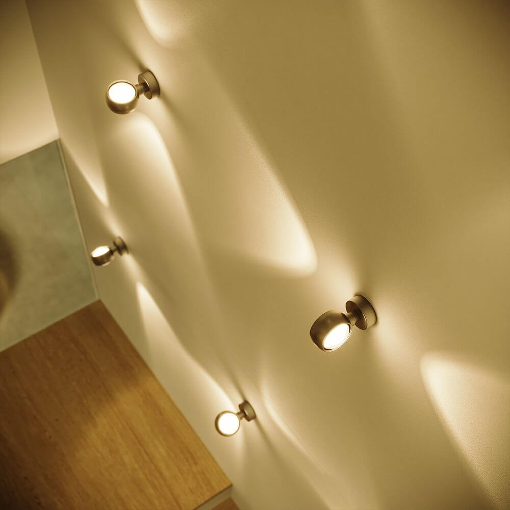 Bello Wall Light | Adjustable Up & Down, Polished Aluminum