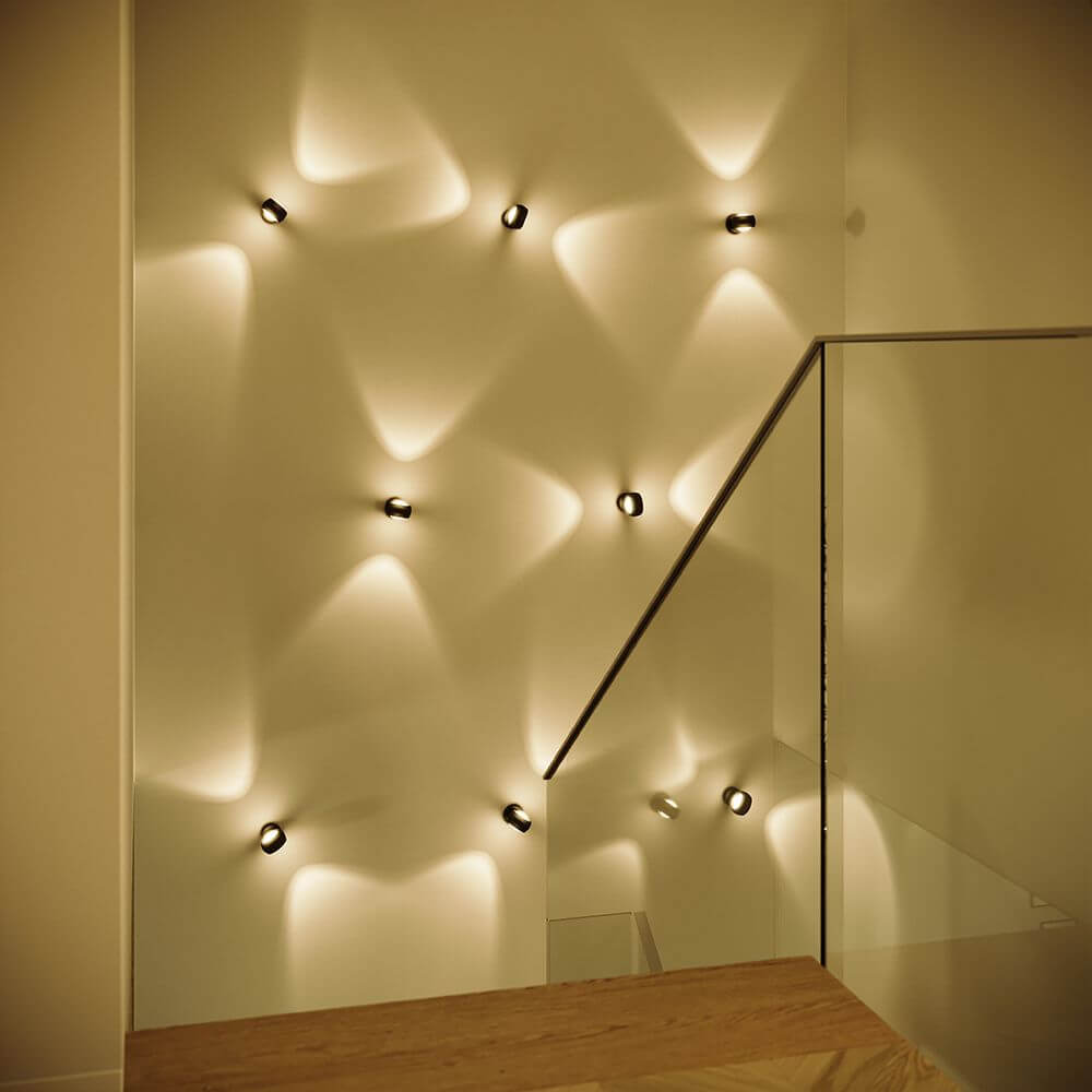 Bello Wall Light | Adjustable Up & Down, Polished Aluminum