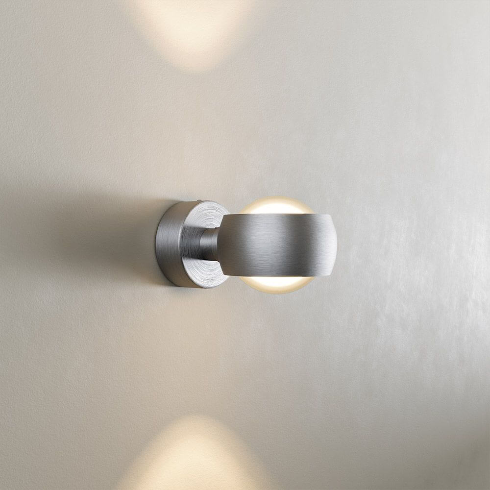 Bello Wall Light | Adjustable Up & Down, Polished Aluminum