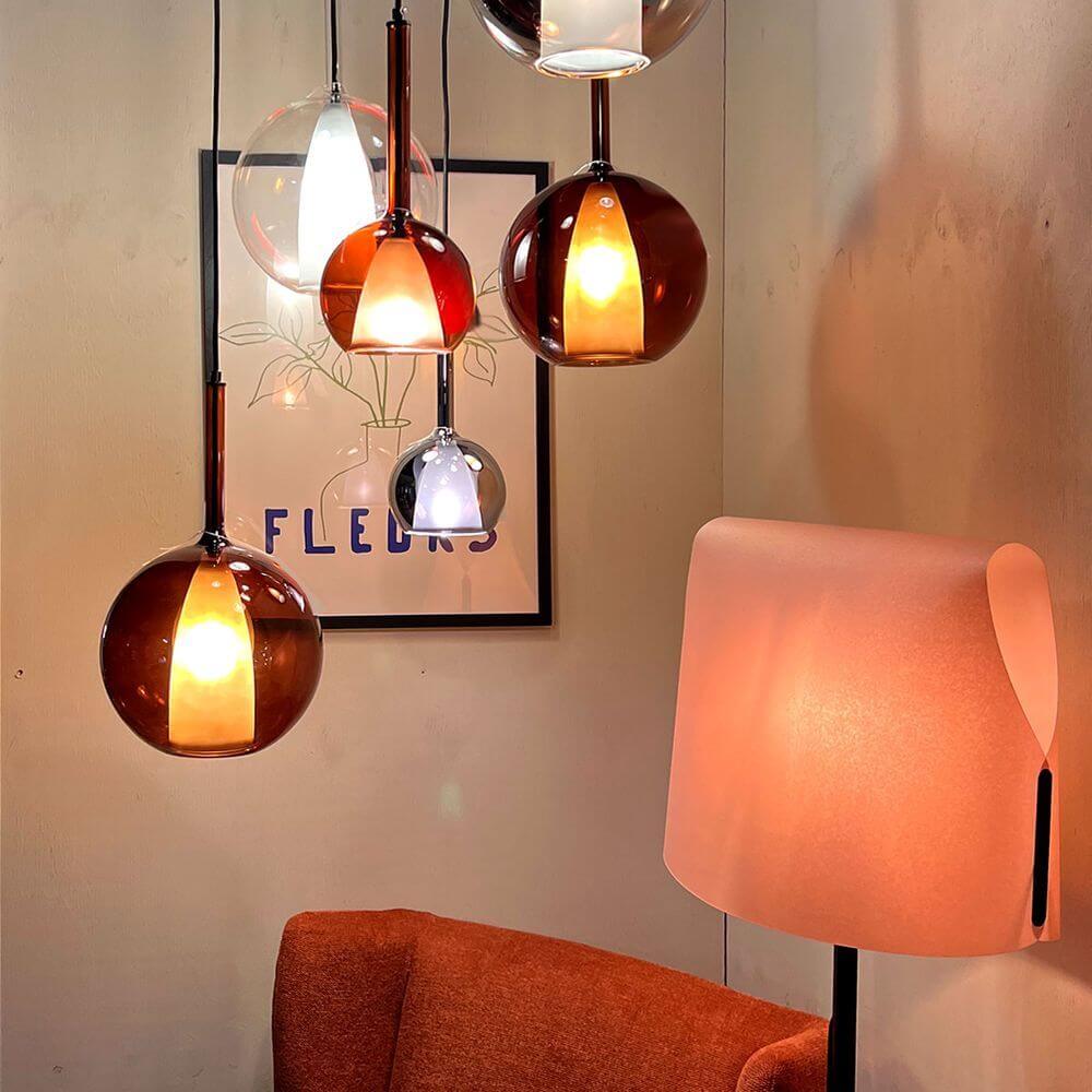 Bello Gallery Light | 8-Flame, Mouth-Blown Glass, Dimmable