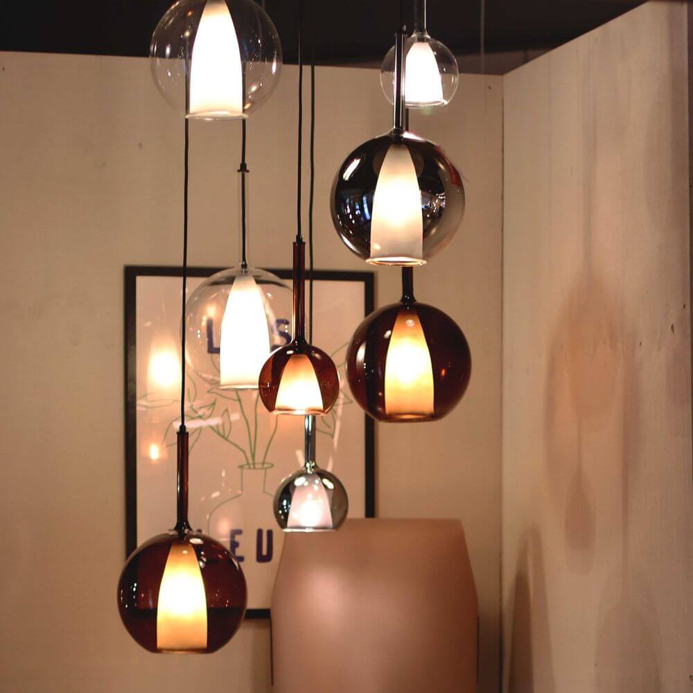Bello Gallery Light | 8-Flame, Mouth-Blown Glass, Dimmable
