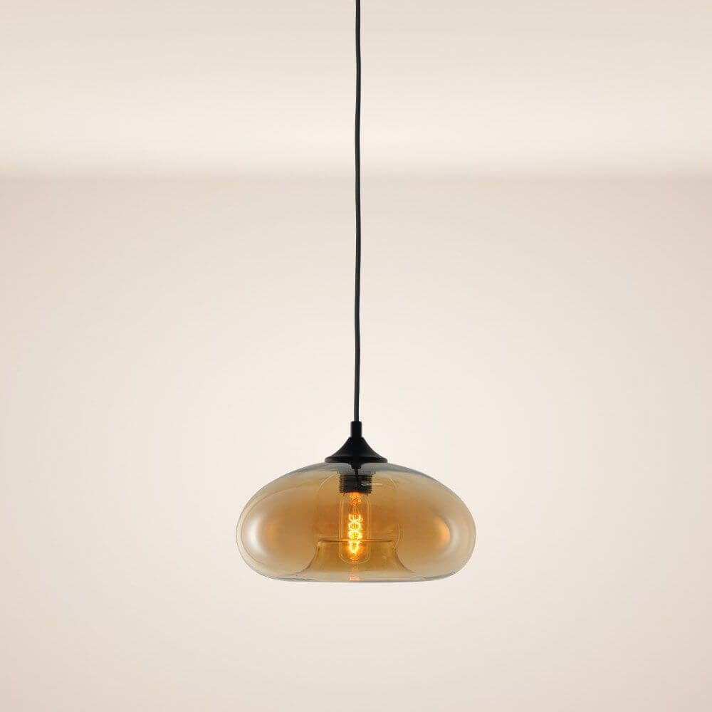 Bello Glass Pendant Light | Timeless Design, E27 Socket