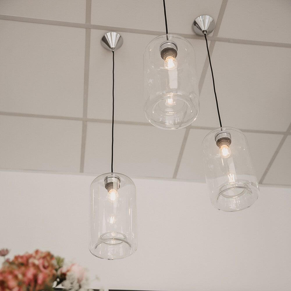 Bello Glass Pendant Light | Timeless Design, E27 Socket