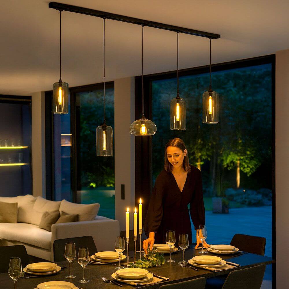 Bello Glass Pendant Light | Timeless Design, E27 Socket