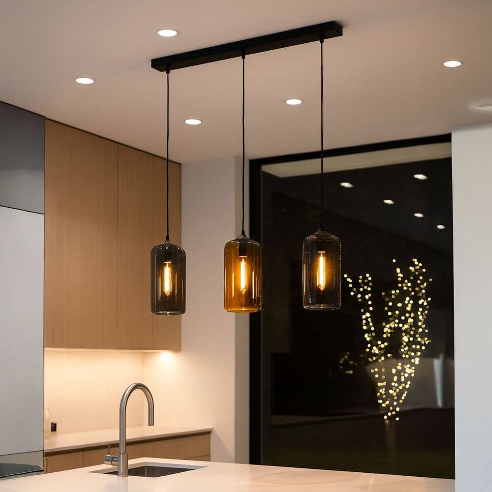 Bello Glass Pendant Light | Timeless Design, E27 Socket