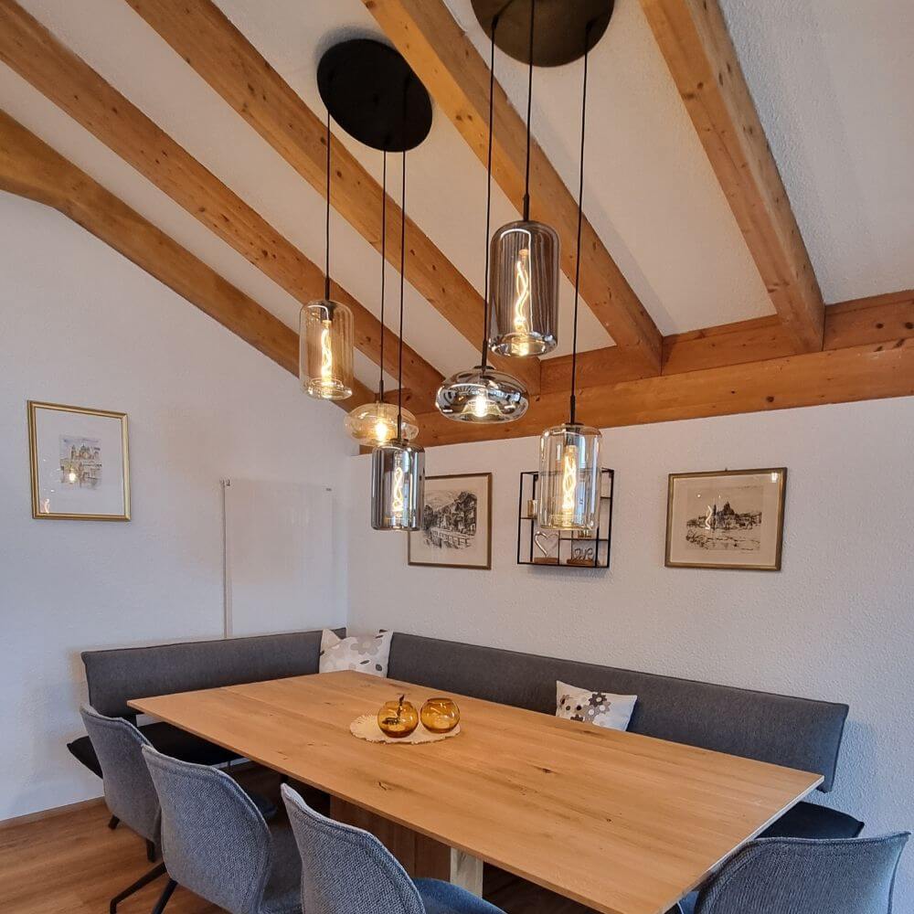 Bello Glass Pendant Light | Timeless Design, E27 Socket