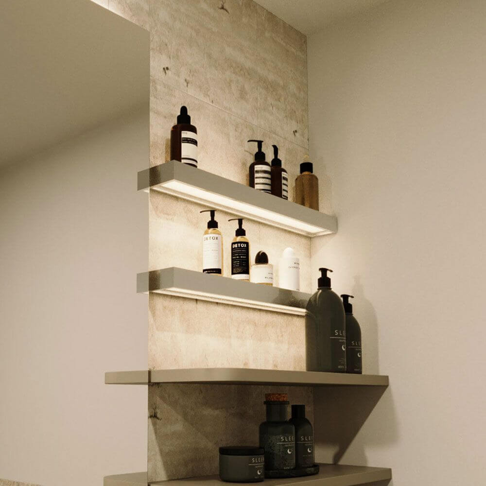 Bello LED Light Board | Modern Aluminum, Indirect Up & Down Lighting
