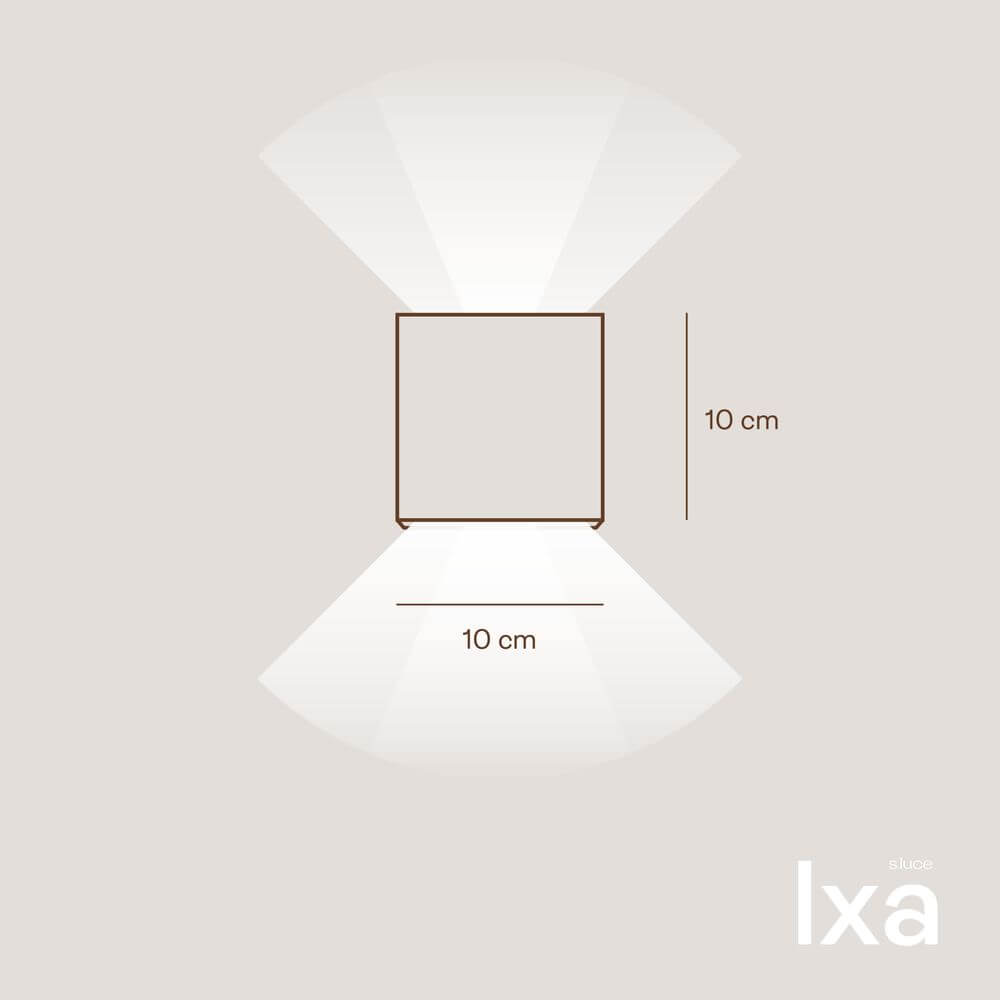 Brix LED Wall Lamp | Adjustable Light Flaps, Indoor & Outdoor IP44