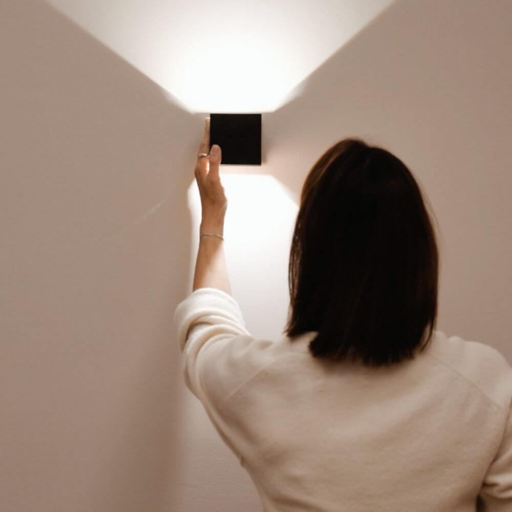 Brix LED Wall Lamp | Adjustable Light Flaps, Indoor & Outdoor IP44