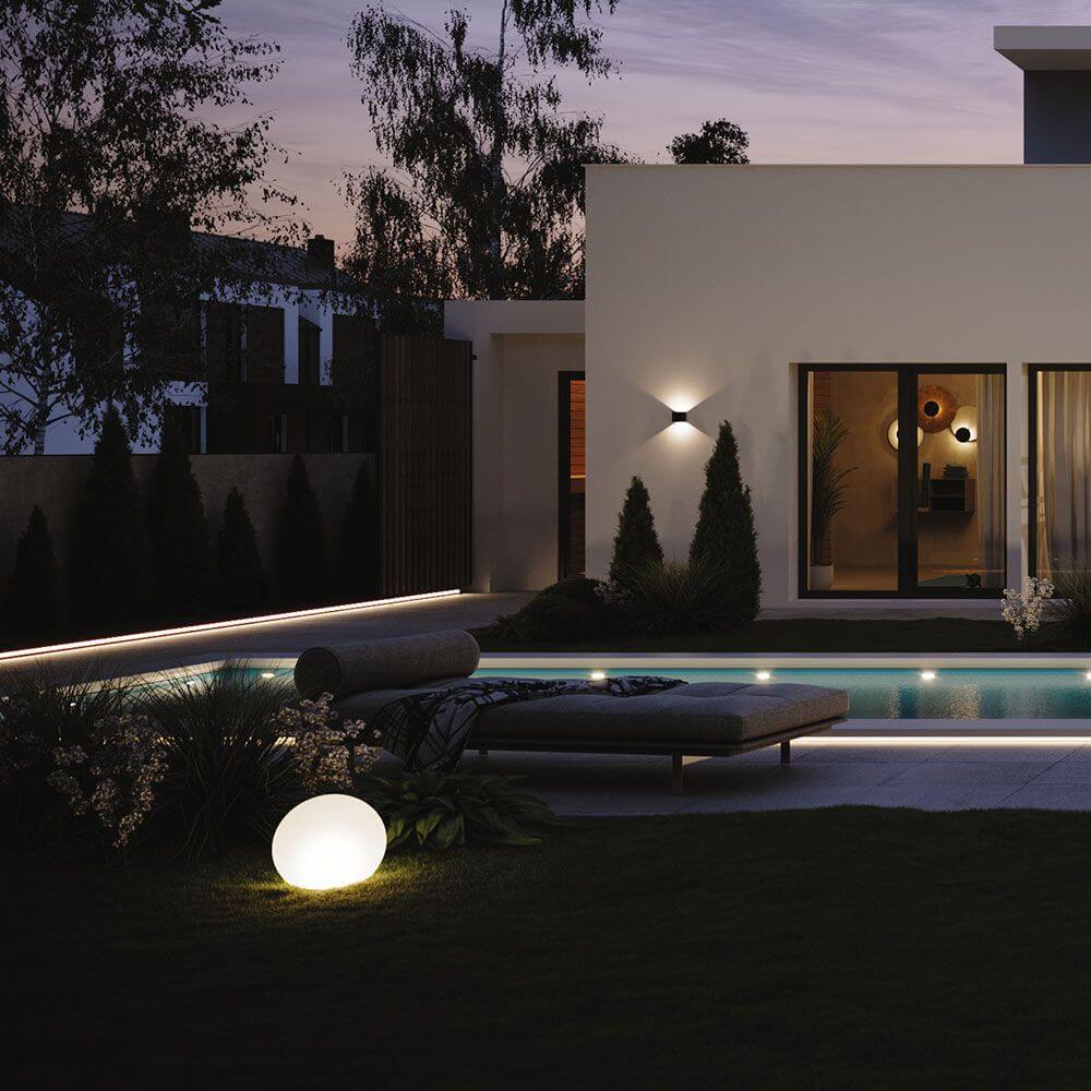 Brix LED Wall Lamp | Adjustable Light Flaps, Indoor & Outdoor IP44