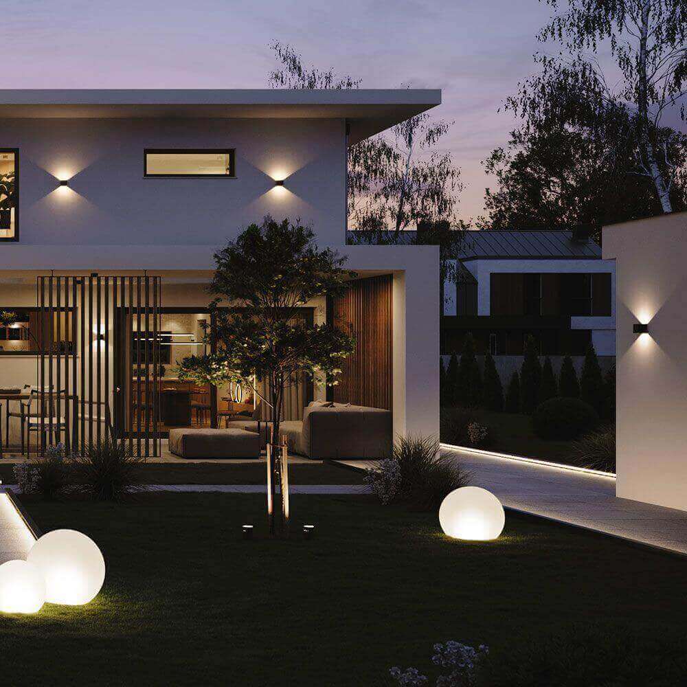Brix LED Wall Lamp | Adjustable Light Flaps, Indoor & Outdoor IP44