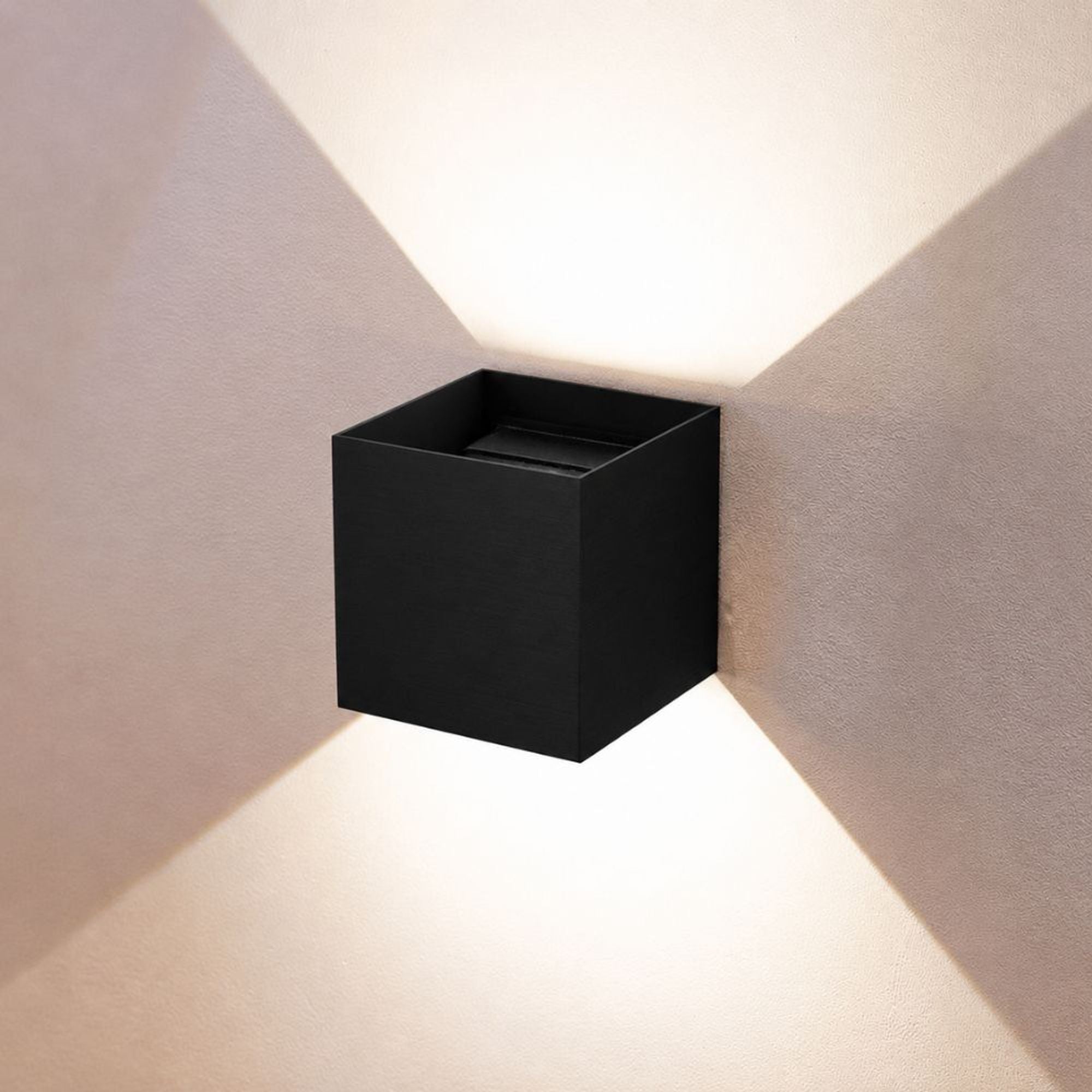 Brix LED Wall Lamp | Adjustable Light Flaps, Indoor & Outdoor IP44