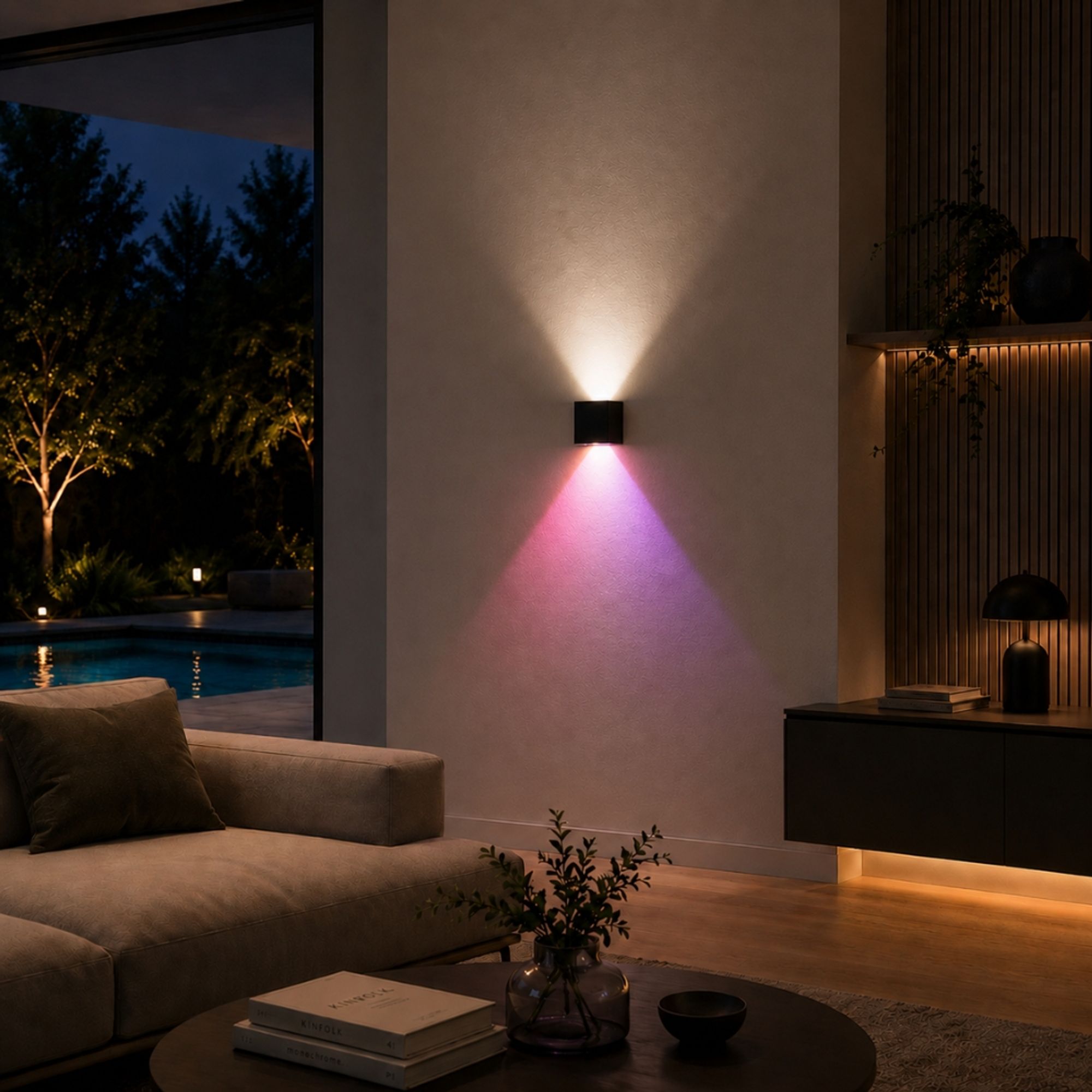 Brix LED Wall Lamp | Adjustable Light Flaps, Indoor & Outdoor IP44
