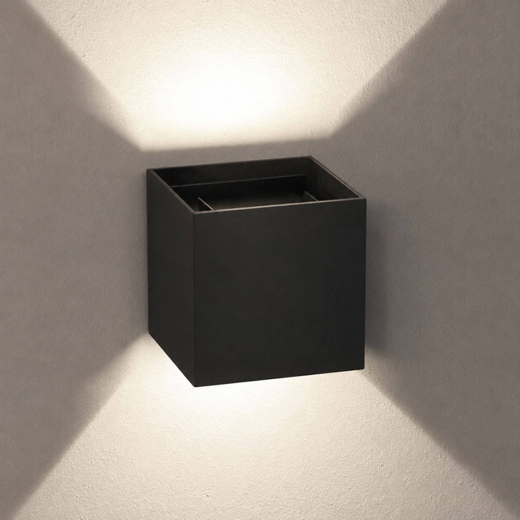 Brix LED Wall Lamp | Adjustable Light Flaps, Indoor & Outdoor IP44