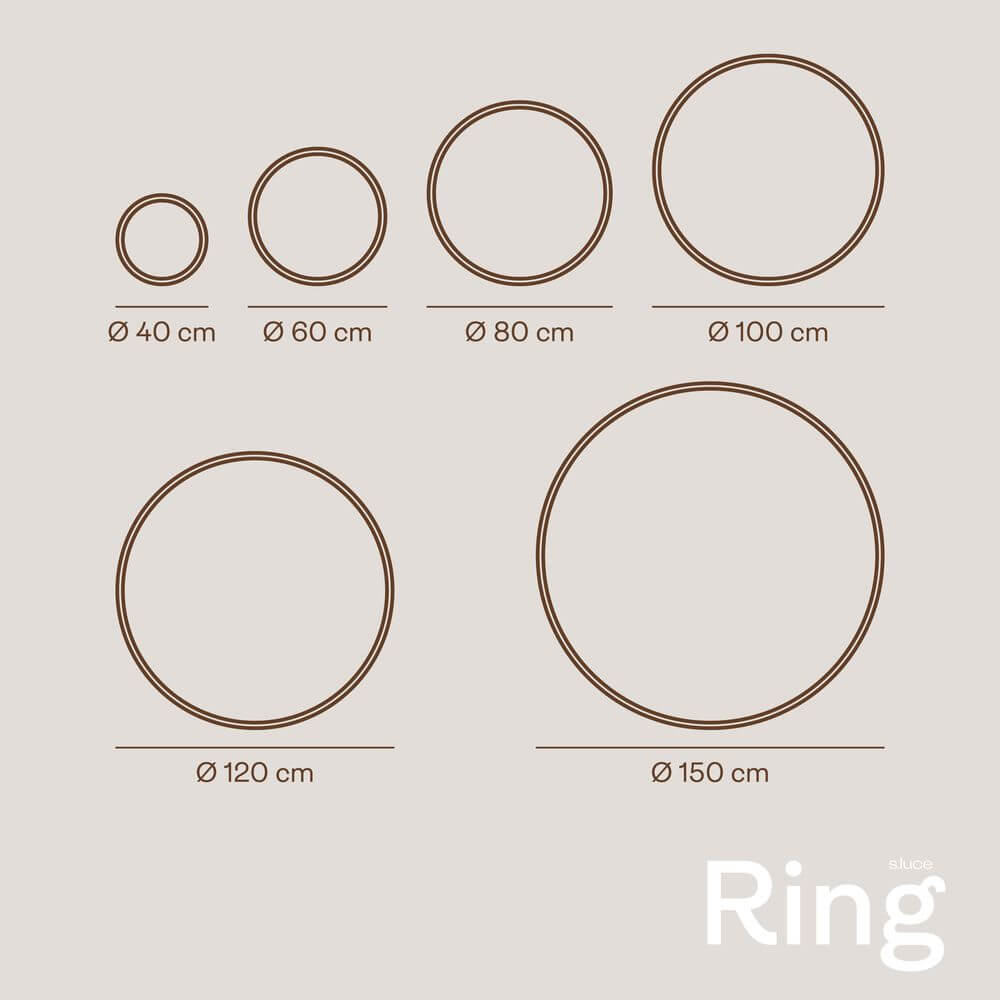 Bela LED Ring Pendant Light | Eccentric 3-Piece, Dimmable Design