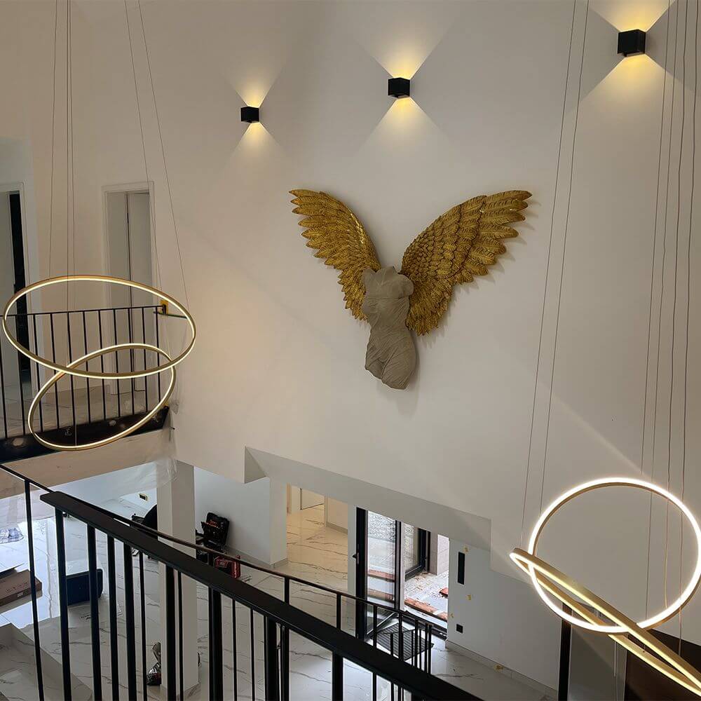 Bela LED Ring Pendant Lamp | 80cm, Adjustable Suspension, Minimalist Design