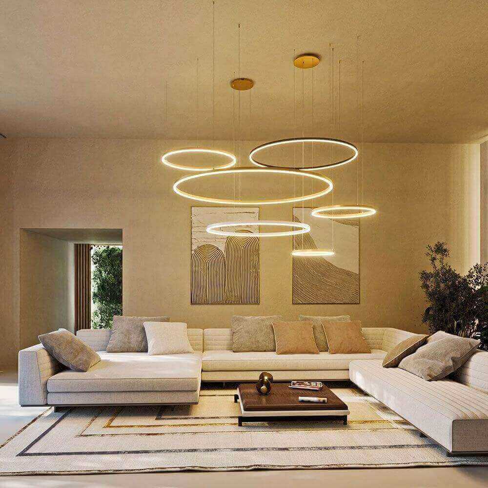 Bello LED Ring Pendant Light | Dimmable, Customizable Suspension