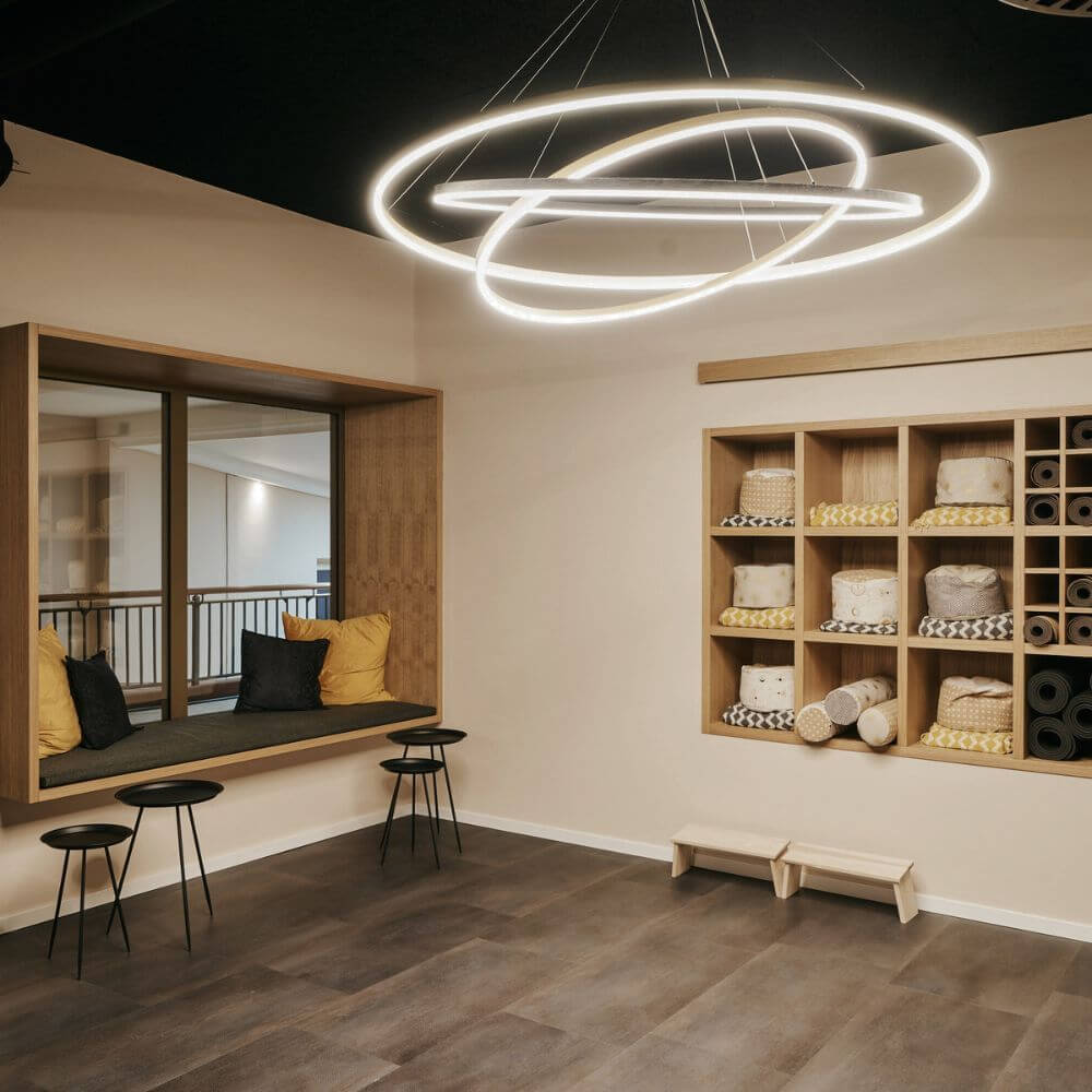 Bello LED Ring Pendant Light | Dimmable, Customizable Colors