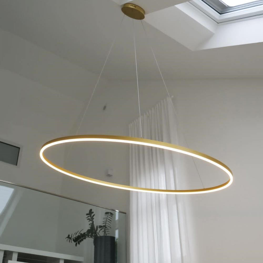Bello LED Ring Pendant Light | Dimmable, Customizable Colors