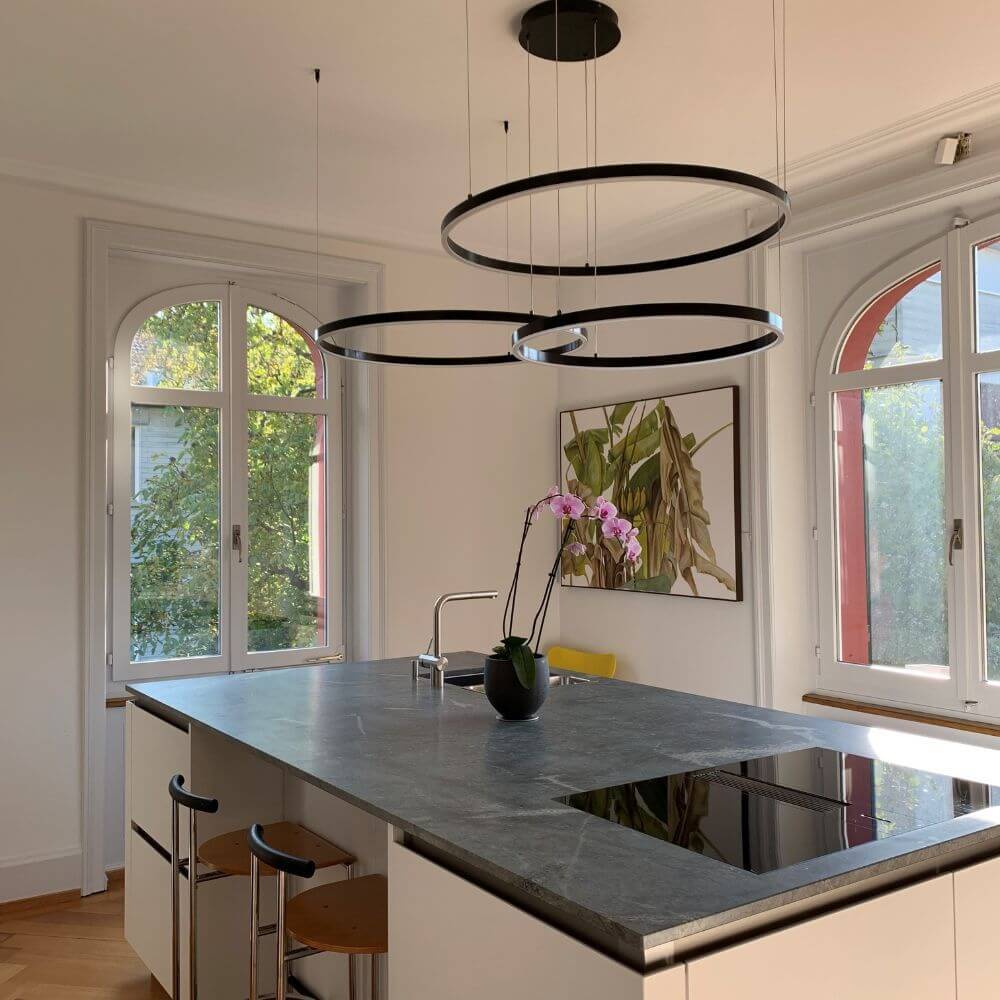 Bello LED Ring Pendant Light | Dimmable, Customizable Colors