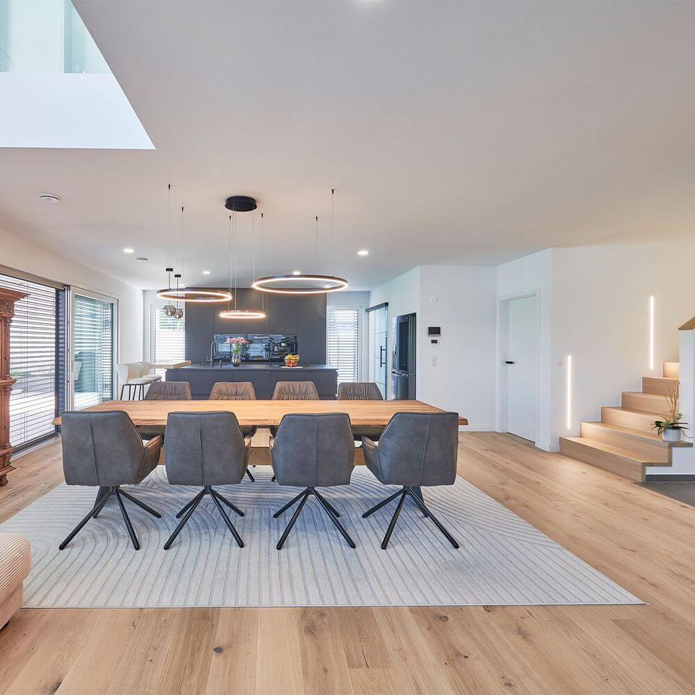 Bello LED Ring Pendant Light | Dimmable, Customizable Colors