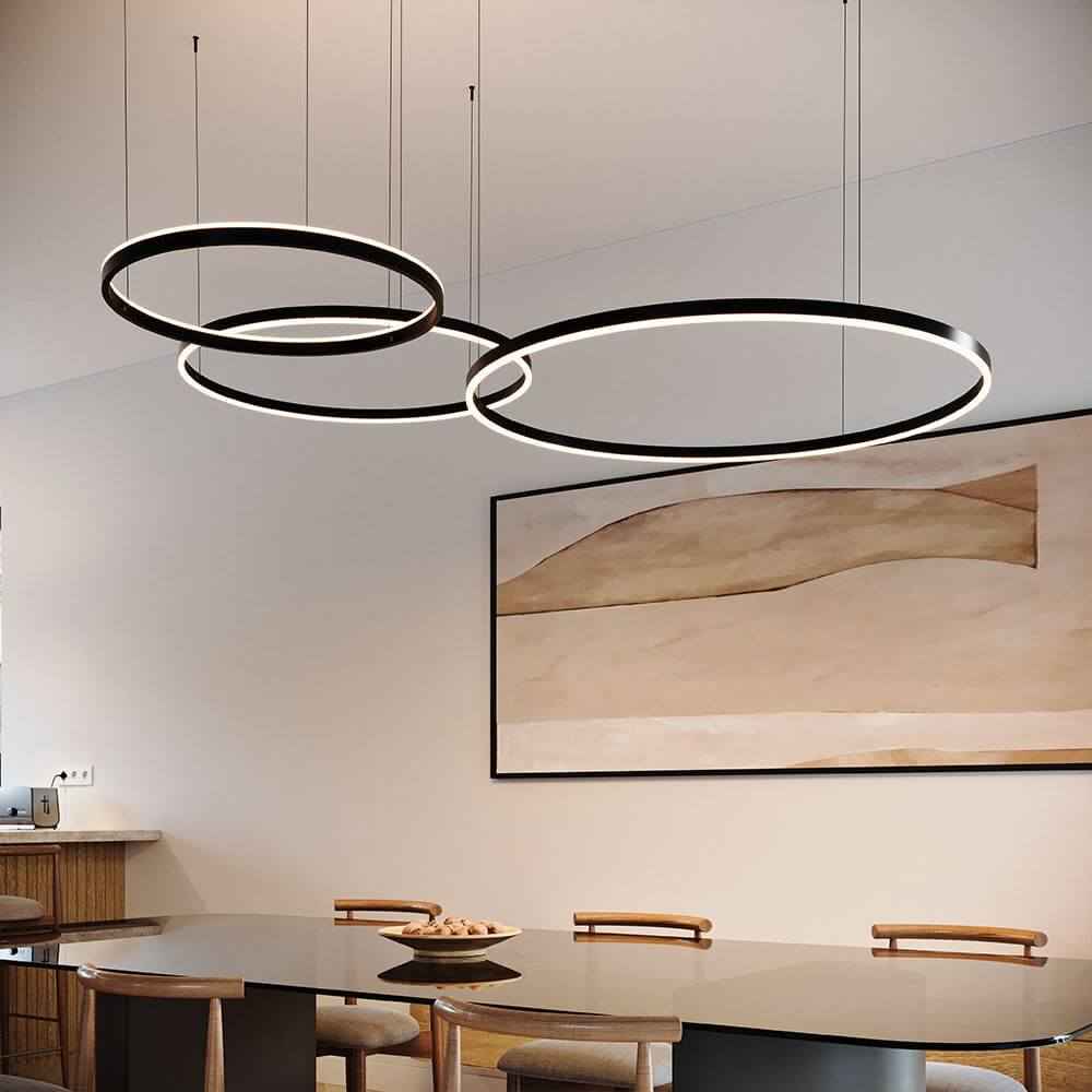 Bello LED Ring Pendant Light | Dimmable, Customizable Colors