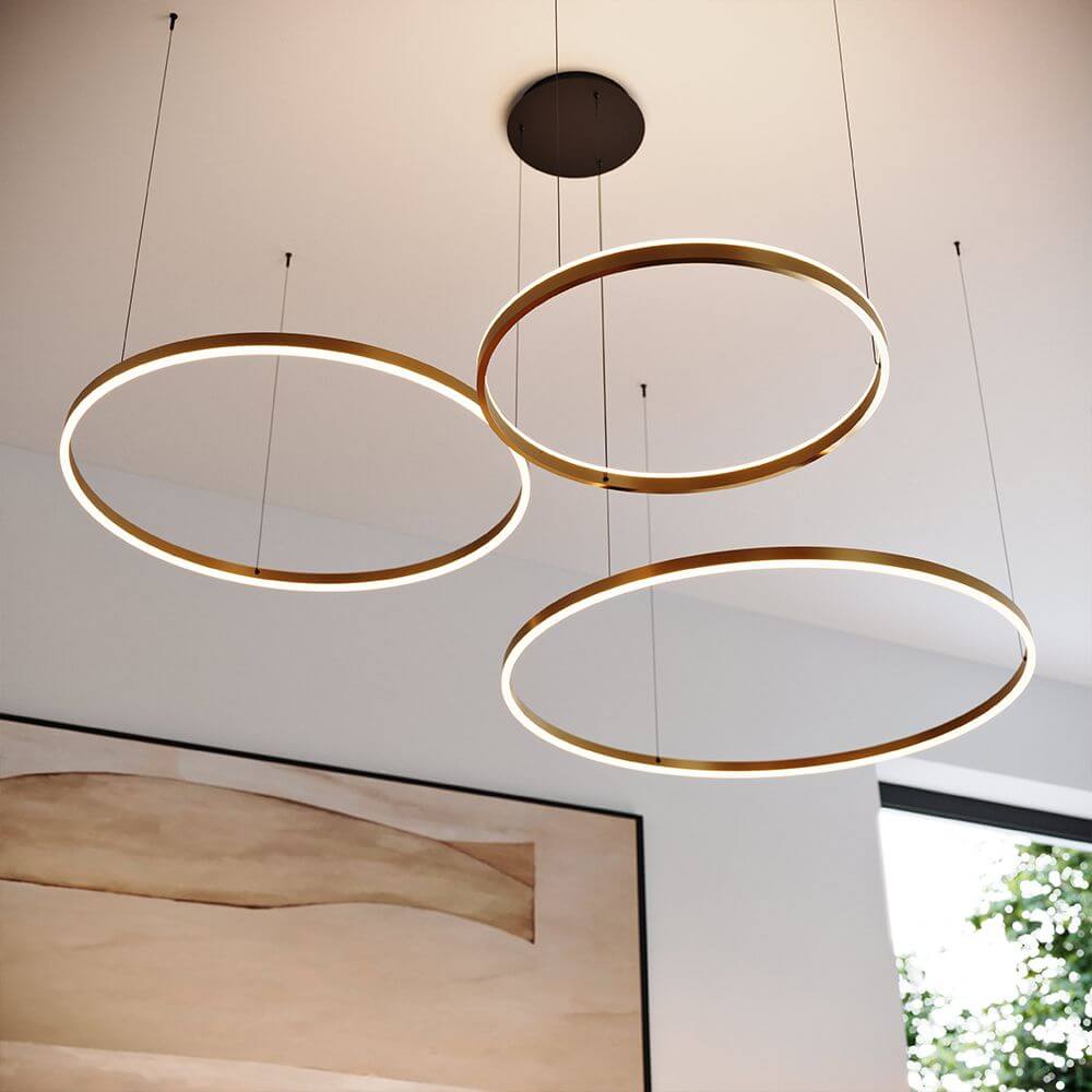 Bello LED Ring Pendant Light | Dimmable, Customizable Colors