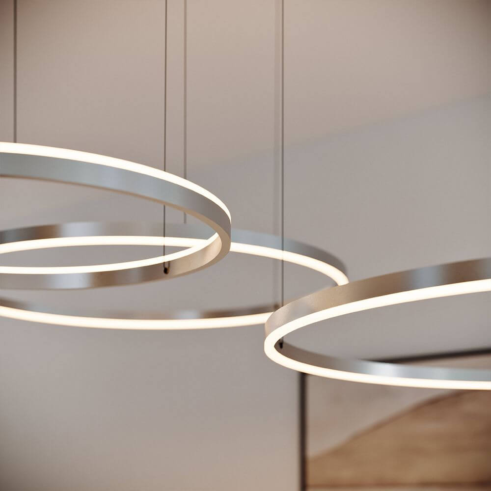 Bello LED Ring Pendant Light | Dimmable, Customizable Colors