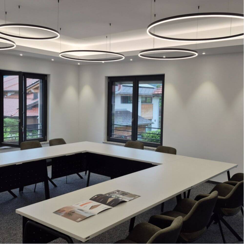 Bello LED Ring Pendant Light | Dimmable, Customizable Colors
