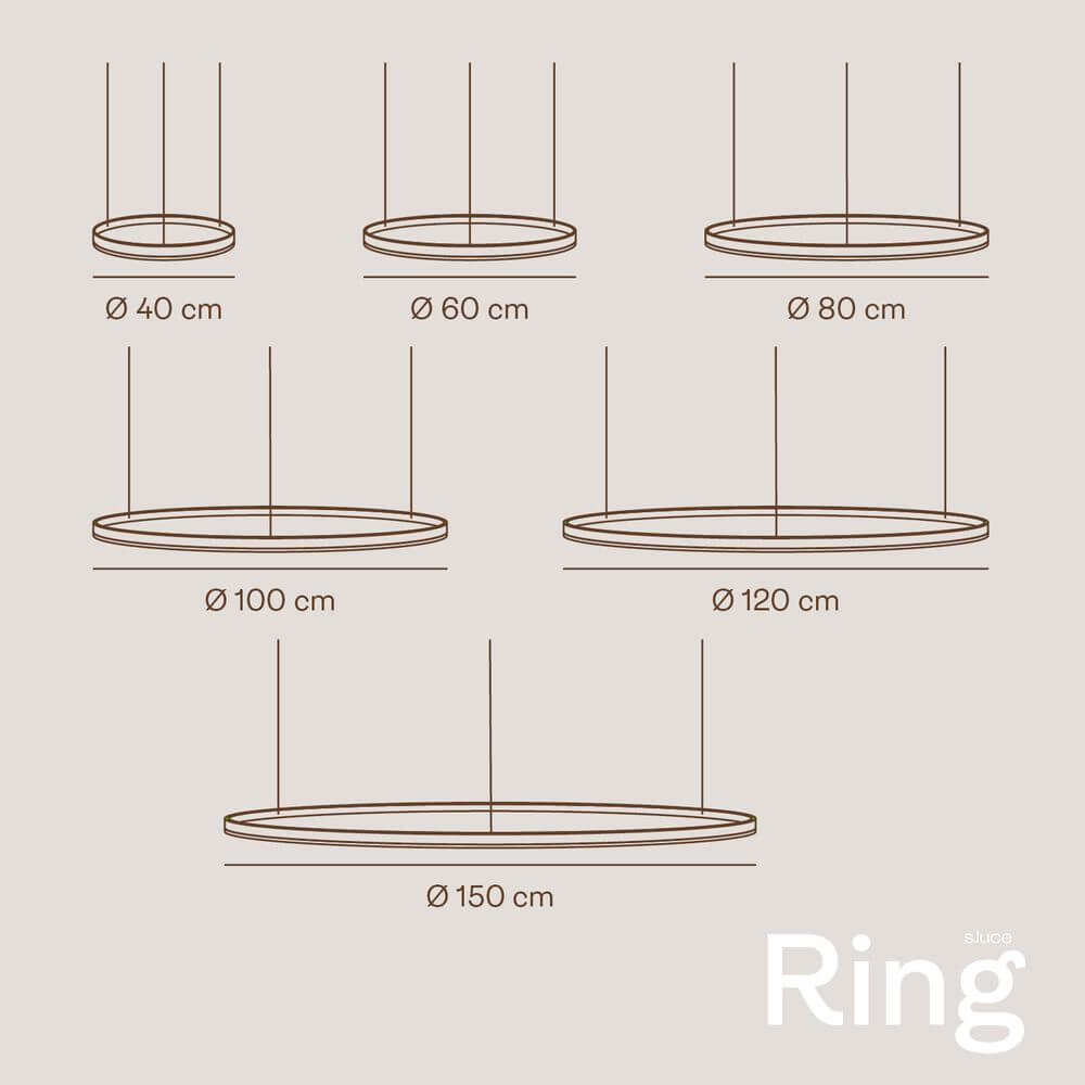 Bello LED Ring Pendant Light | Dimmable, Customizable Colors