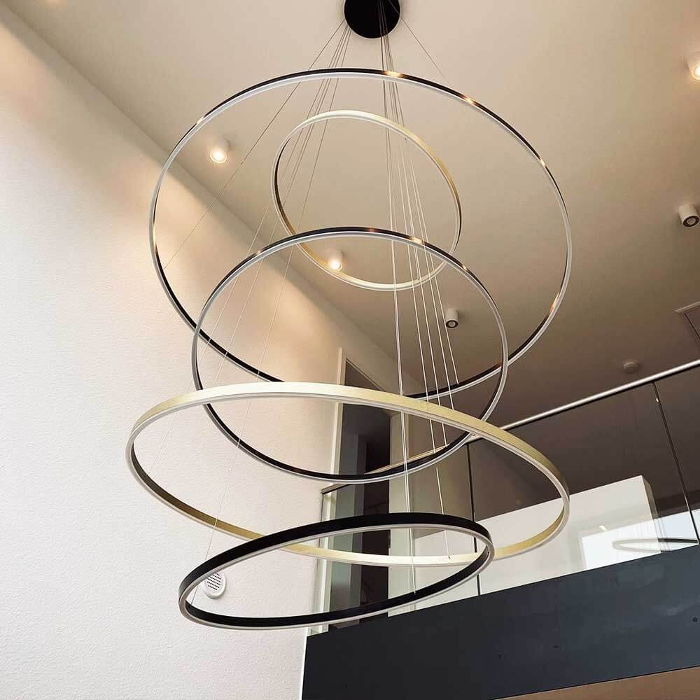 Bello LED Ring Pendant Light | Dimmable, Customizable Colors