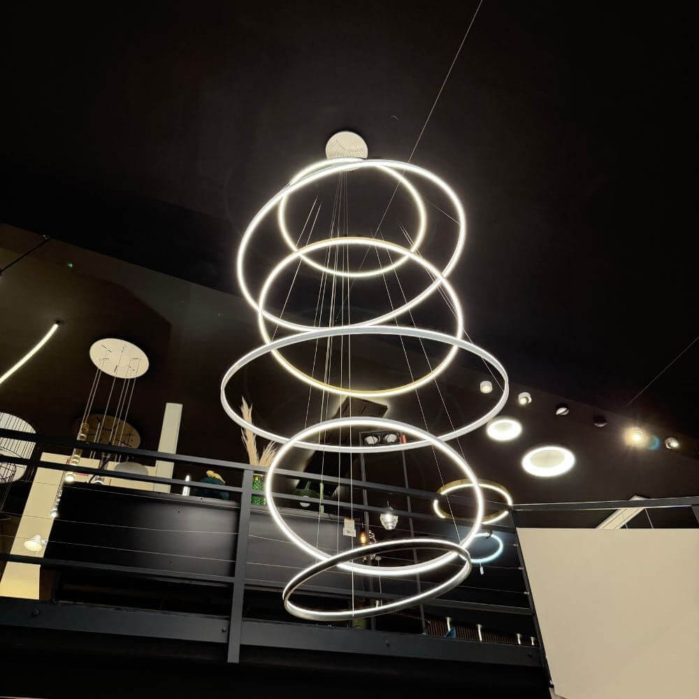 Bello LED Ring Pendant Light | Dimmable, Customizable Colors