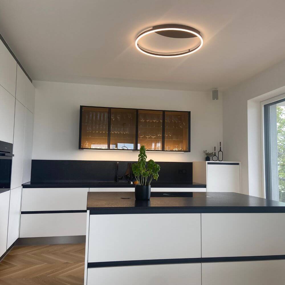 Luma LED Ring Ceiling Light | Dimmable, Ultra-Slim Design