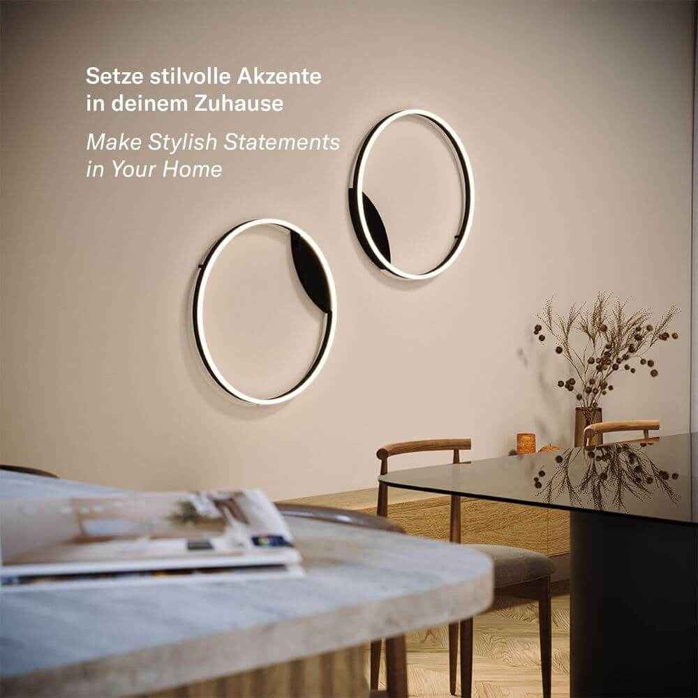 Luma LED Ring Ceiling Light | Dimmable, Ultra-Slim Design