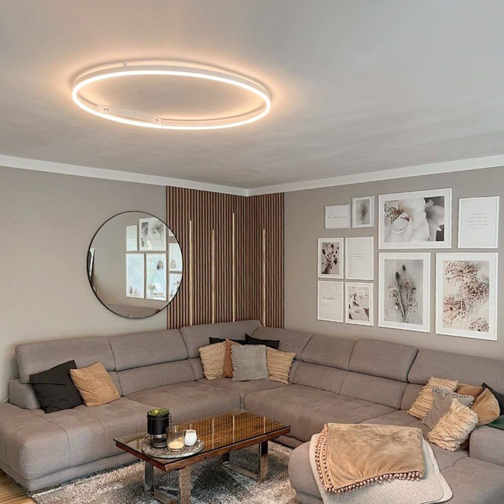 Luma LED Ring Ceiling Light | Dimmable, Ultra-Slim Design