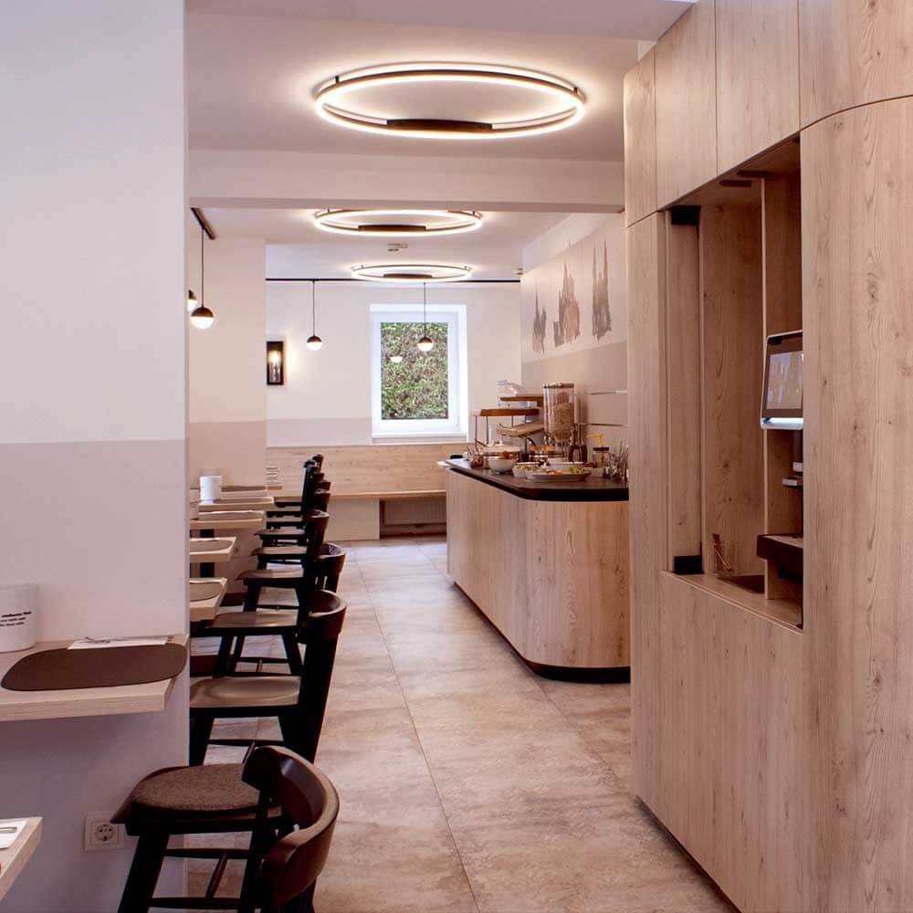 Luma LED Ring Ceiling Light | Dimmable, Ultra-Slim Design