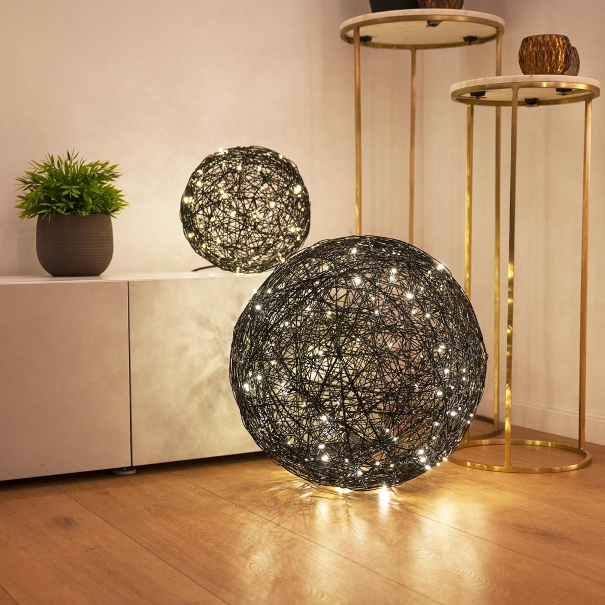Luma Mesh LED Ball | Indoor & Outdoor, Warm White
