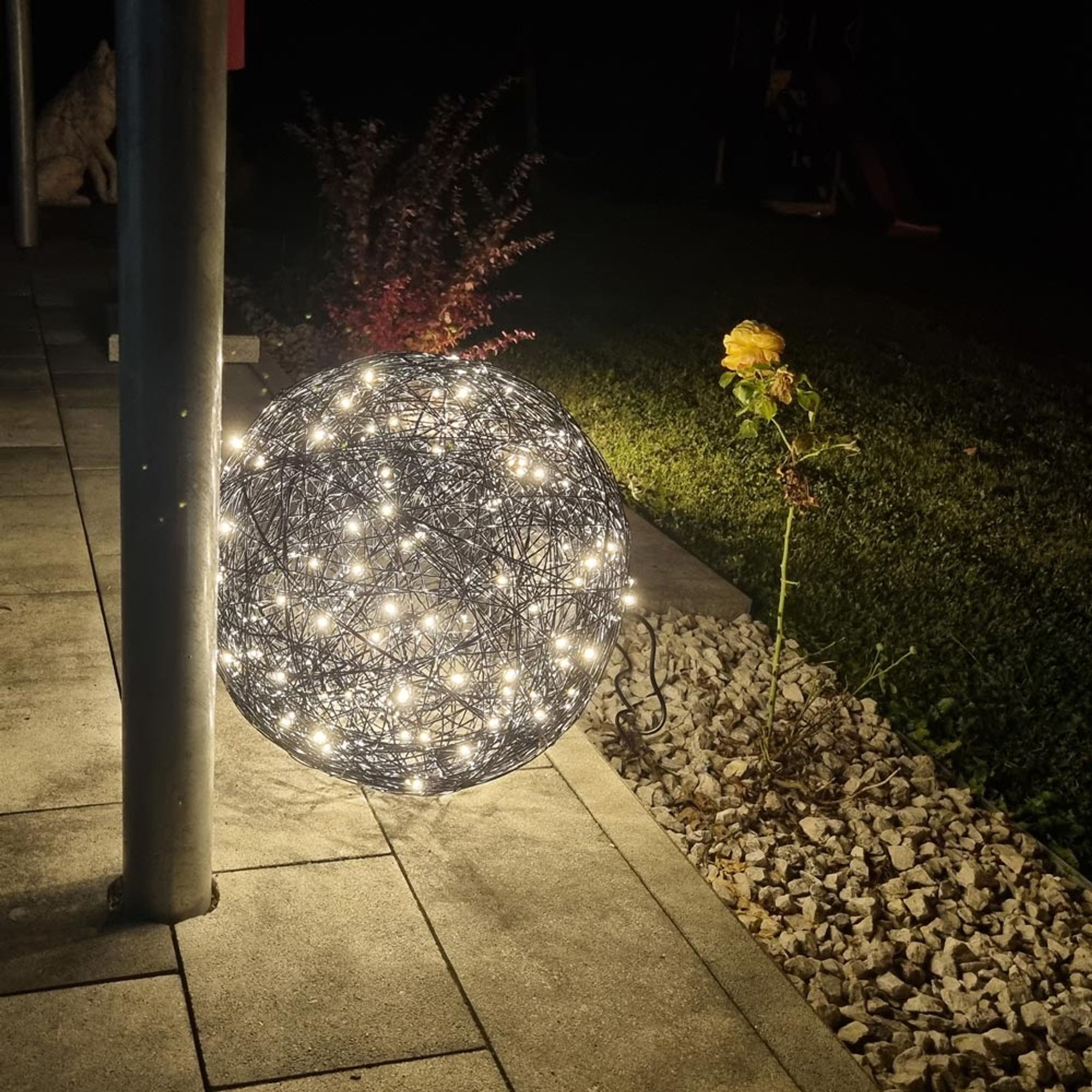 Luma Mesh LED Ball | Indoor & Outdoor, Warm White