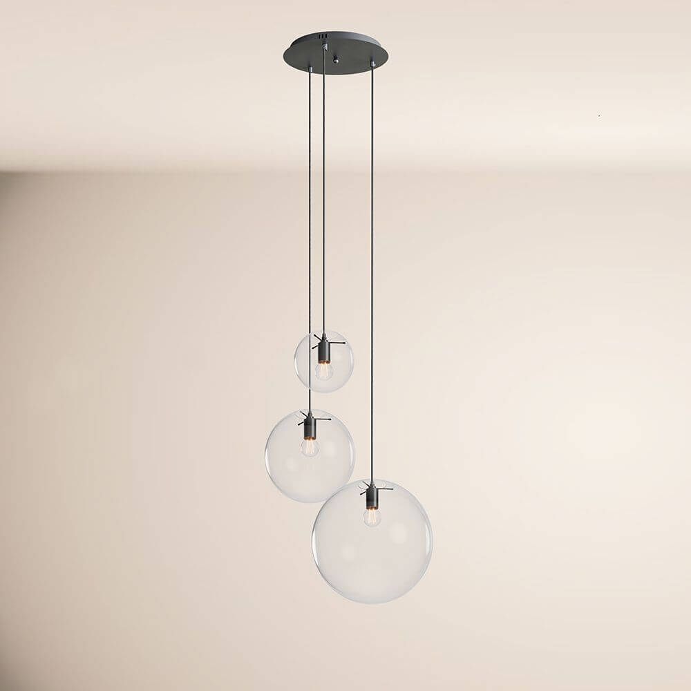 Brio Pendant Light | 3-Bulb Modular Design, Flexible Color Options