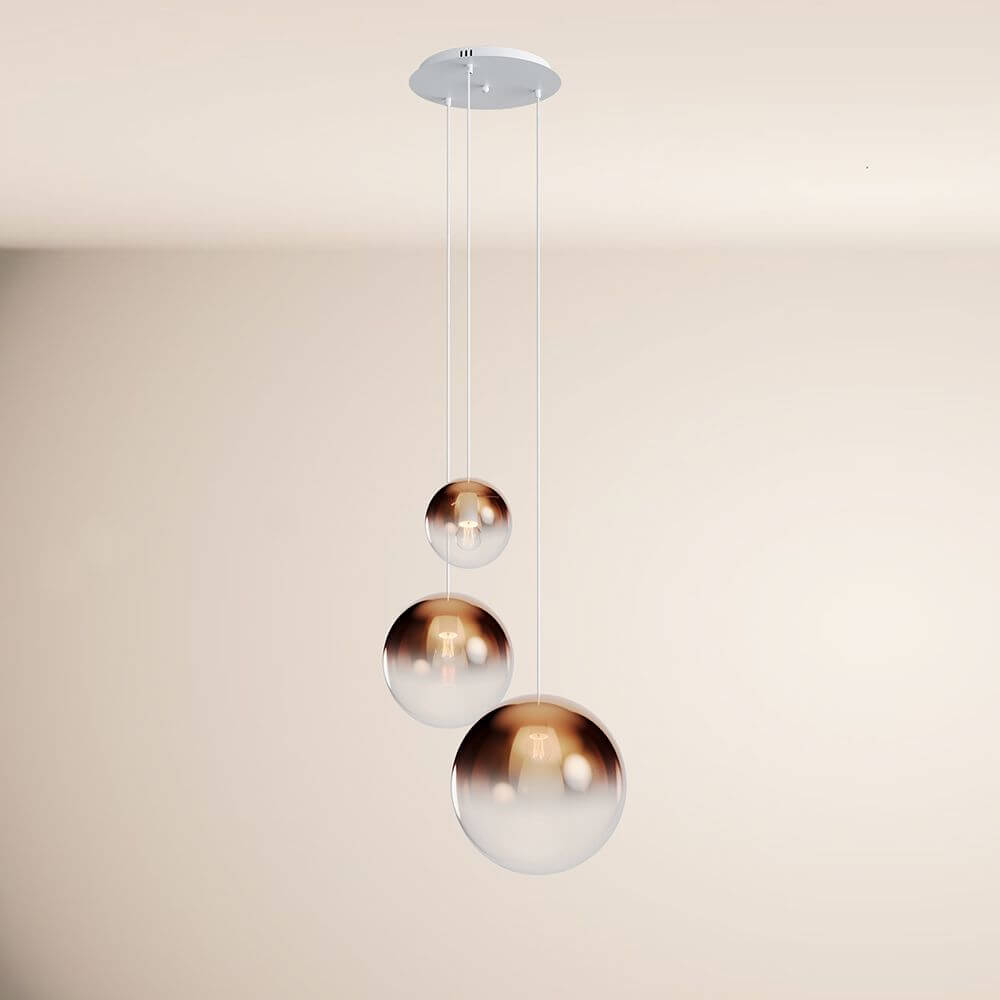 Brio Pendant Light | 3-Bulb Modular Design, Flexible Color Options
