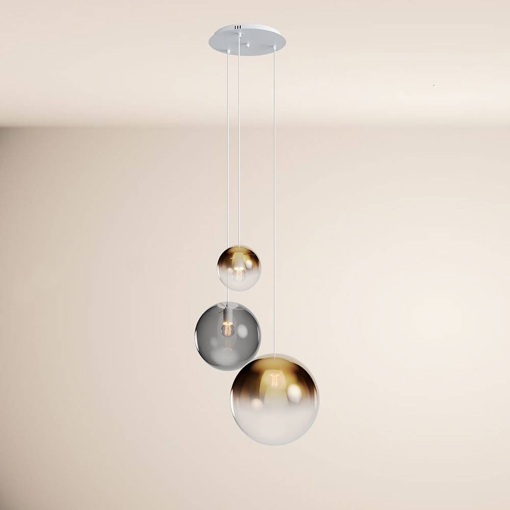 Brio Pendant Light | 3-Bulb Modular Design, Flexible Color Options