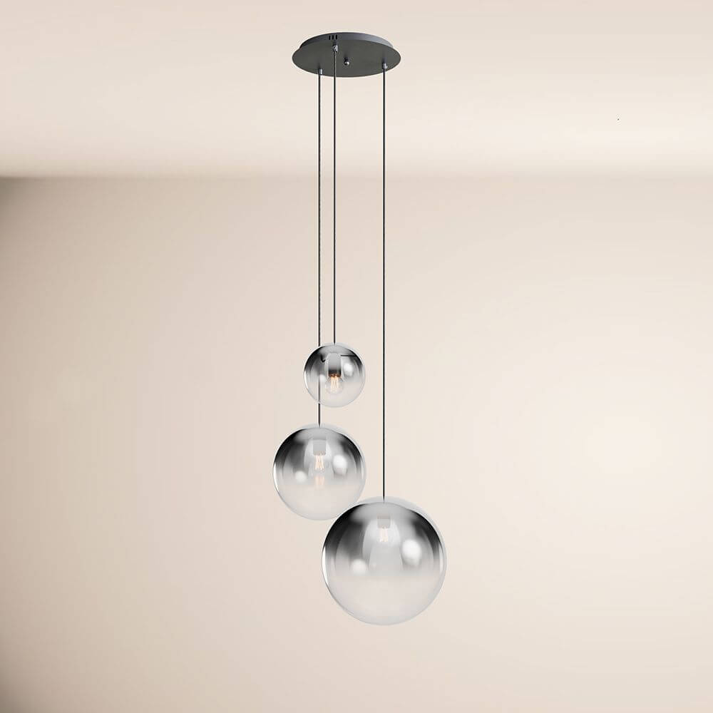 Brio Pendant Light | 3-Bulb Modular Design, Flexible Color Options