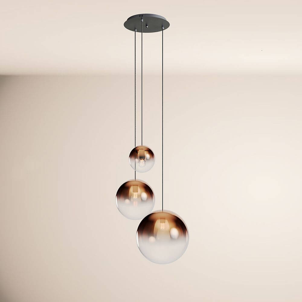 Brio Pendant Light | 3-Bulb Modular Design, Flexible Color Options
