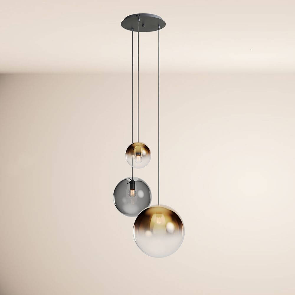 Brio Pendant Light | 3-Bulb Modular Design, Flexible Color Options