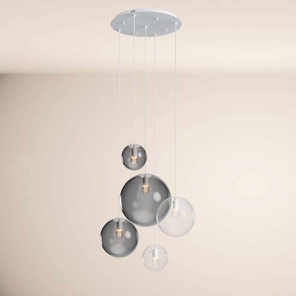 Bello 5-Light Pendant Lamp | Modular Design, Customizable Colors