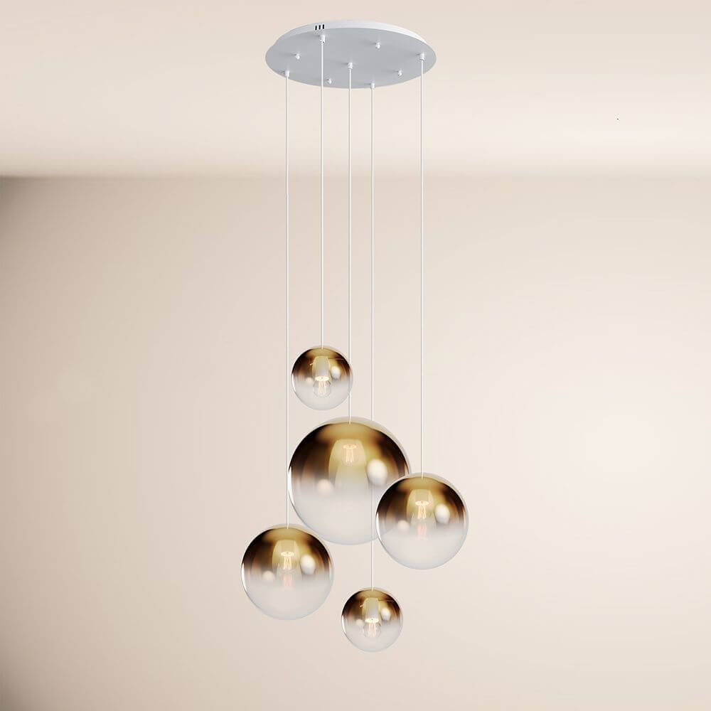 Bello 5-Light Pendant Lamp | Modular Design, Customizable Colors