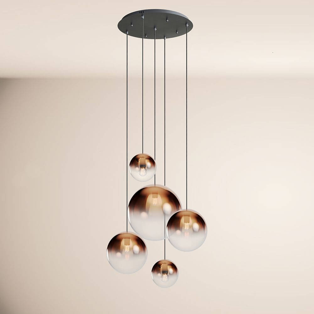 Bello 5-Light Pendant Lamp | Modular Design, Customizable Colors