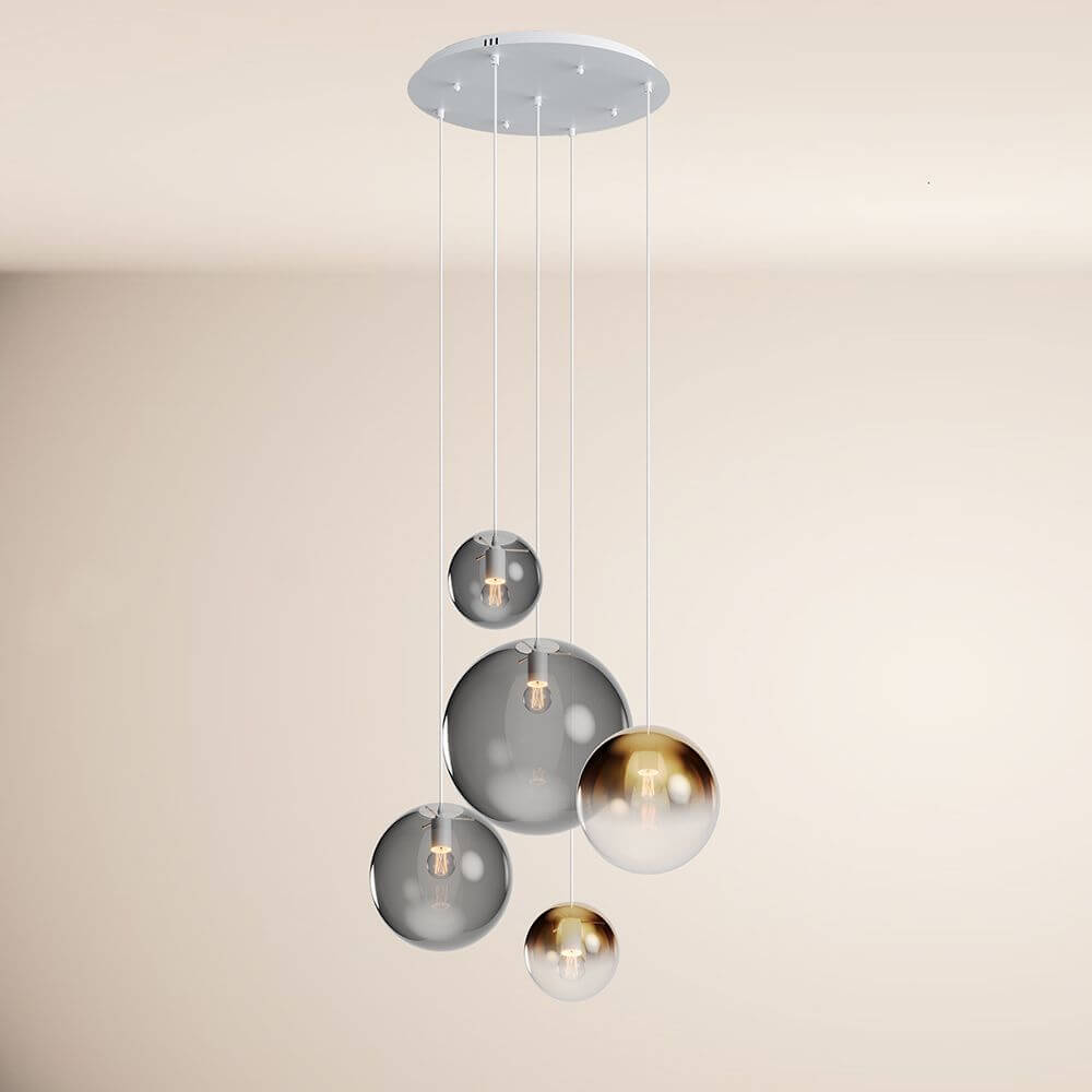 Bello 5-Light Pendant Lamp | Modular Design, Customizable Colors