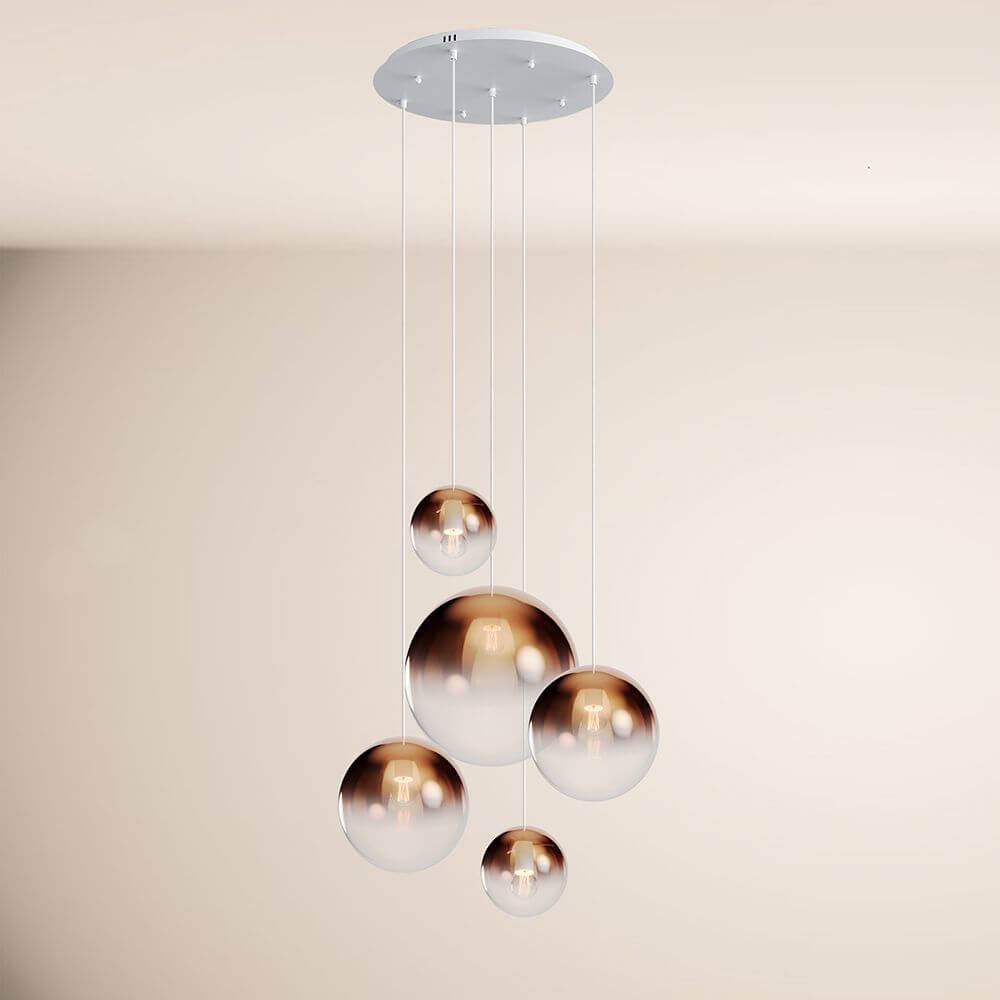 Bello 5-Light Pendant Lamp | Modular Design, Customizable Colors
